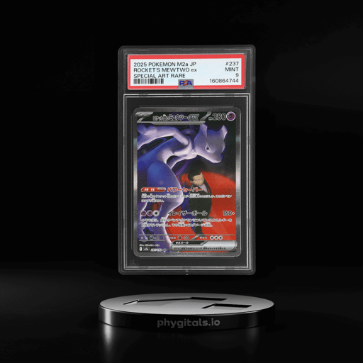 2025 Pokemon Mega Dream Ex Japanese Special Art Rare Team Rocket's Mewtwo Ex #237 PSA 9