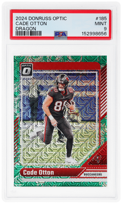 2024 Panini Donruss Optic Dragon Cade Otton #185 PSA 9