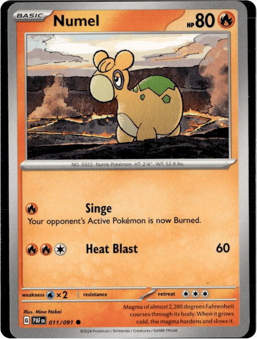 2024 Numel #11 Paldean Fates