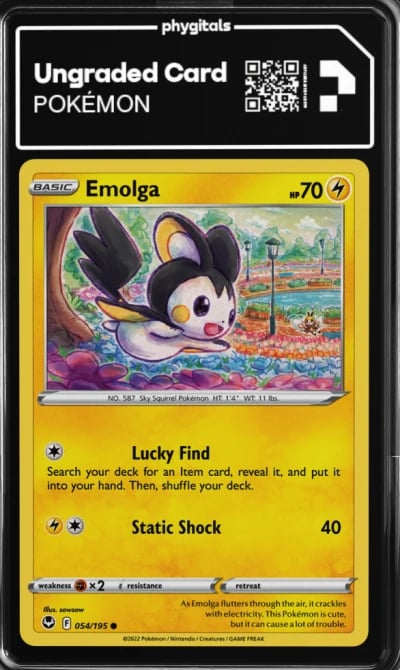 2022 Emolga Silver Tempest #054