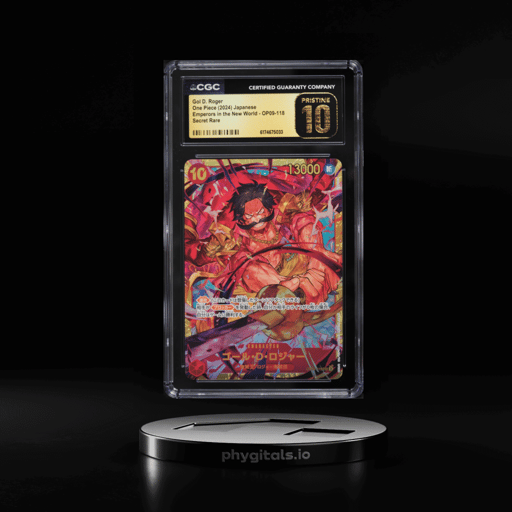 2024 One Piece Japanese Emperors In The New World SEC Gol D. Roger #OP09-118 CGC 10 PRISTINE