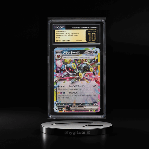 2024 Pokemon Japanese Scarlet & Violet Terastal Fest Ex Holo Umbreon Ex #93 CGC 10 PRISTINE