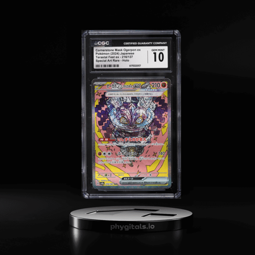 2024 Pokemon Japanese Scarlet & Violet Terastal Fest Ex SAR Cornerstone Mask Ogerpon EX CGC 10