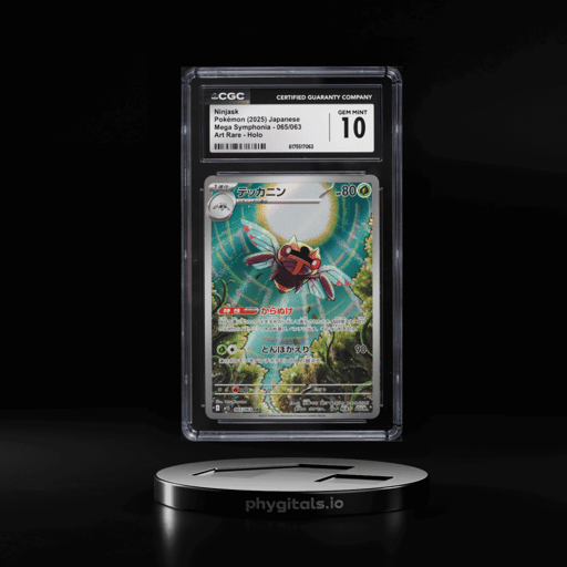 2025 Pokemon Japanese Mega Symphonia AR Ninjask #65 CGC 10 GEM MINT