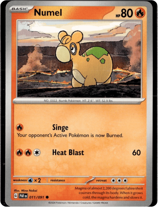 2024 Numel #11 Paldean Fates