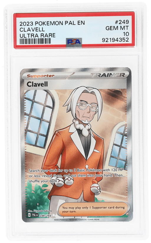 2023 Pokemon Scarlet and Violet Paldea Evolved Ultra Rare Clavell #249 PSA 10