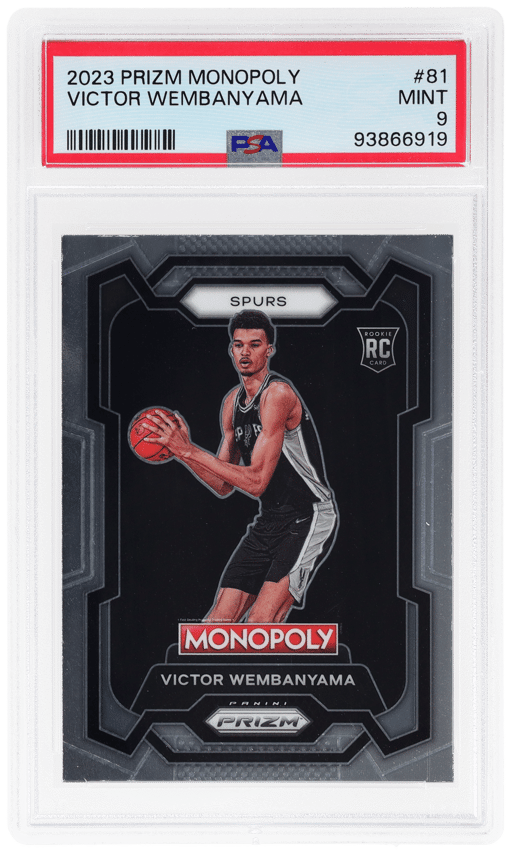 2023 Panini Prizm Monopoly Victor Wembanyama #81 PSA 9