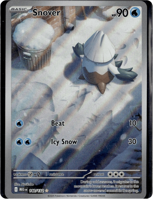 2025 Snover #140 Mega Evolution