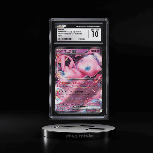 2023 Pokemon Japanese Scarlet & Violet Shiny Treasure ex Holo Mew ex #76 CGC 10 GEM MINT