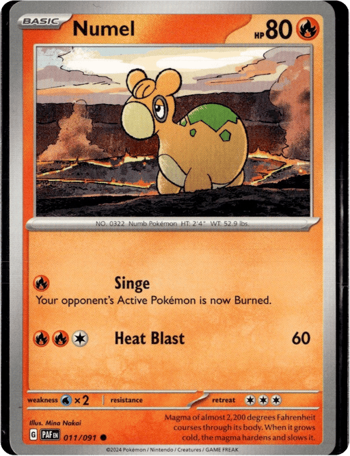 2024 Numel #11 Paldean Fates