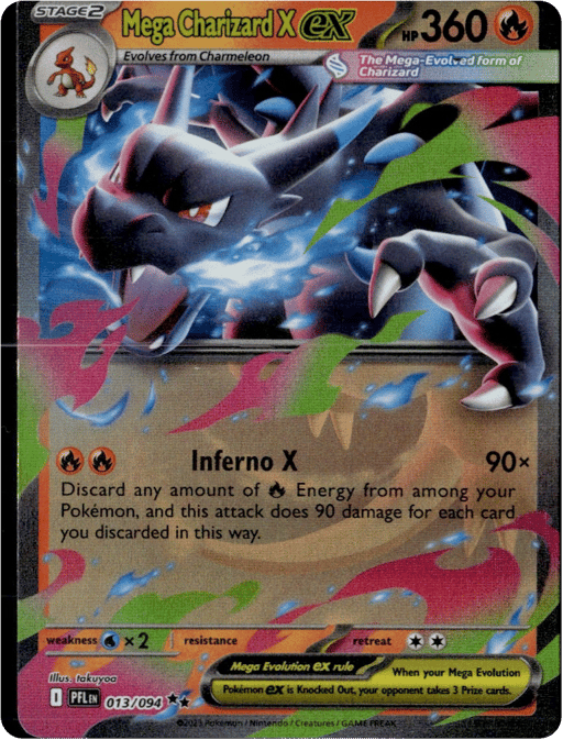 2025 Mega Charizard X ex #13 Phantasmal Flames