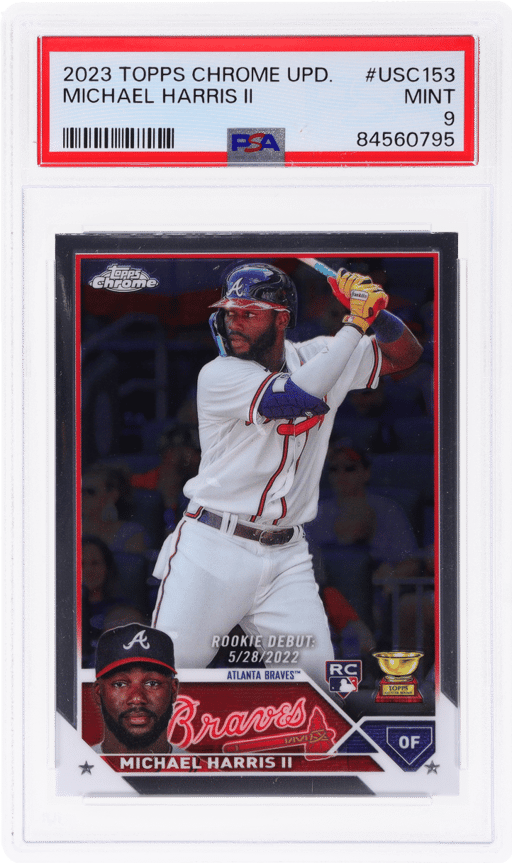 2023 Topps Chrome Update Michael Harris II #USC153 PSA 9