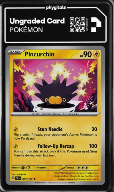 2023 Pincurchin Paldea Evolved #