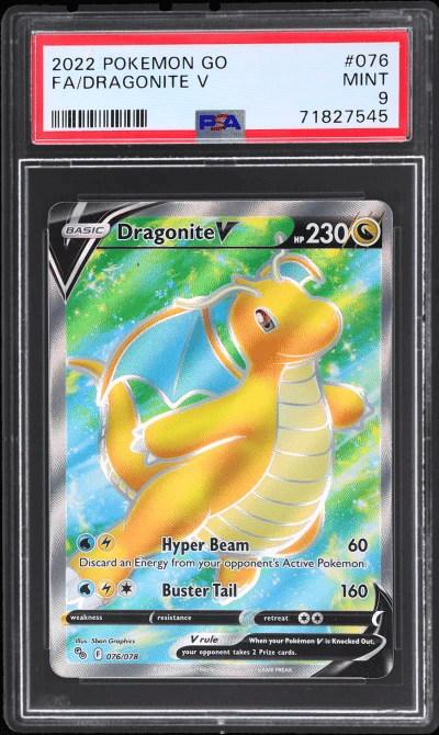 2022 Pokemon Go Dragonite V #76 