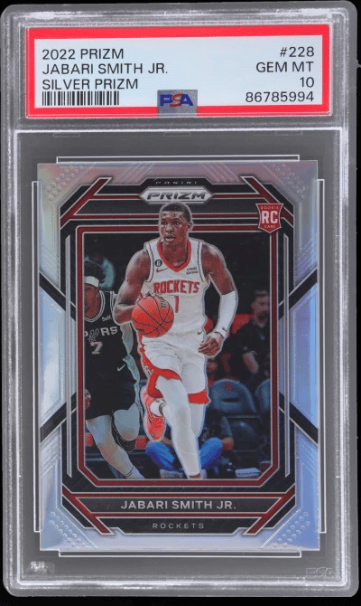 2022 Panini Prizm Silver Prizm Jabari Smith Jr. #228 PSA 10
