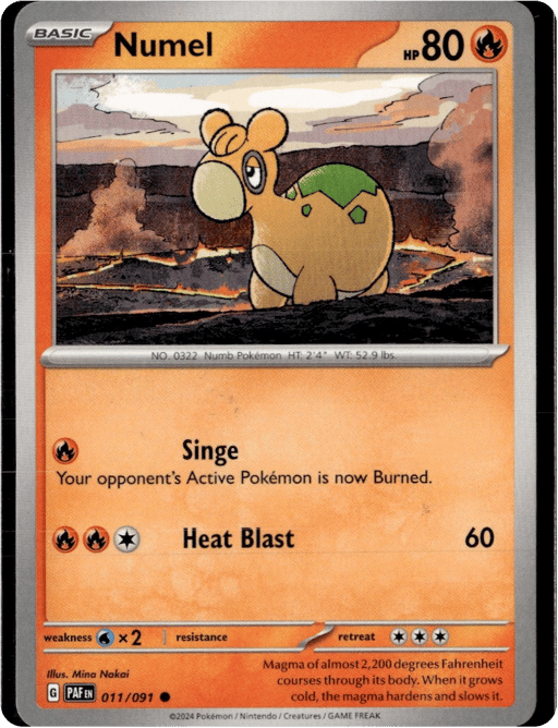 2024 Numel #11 Paldean Fates