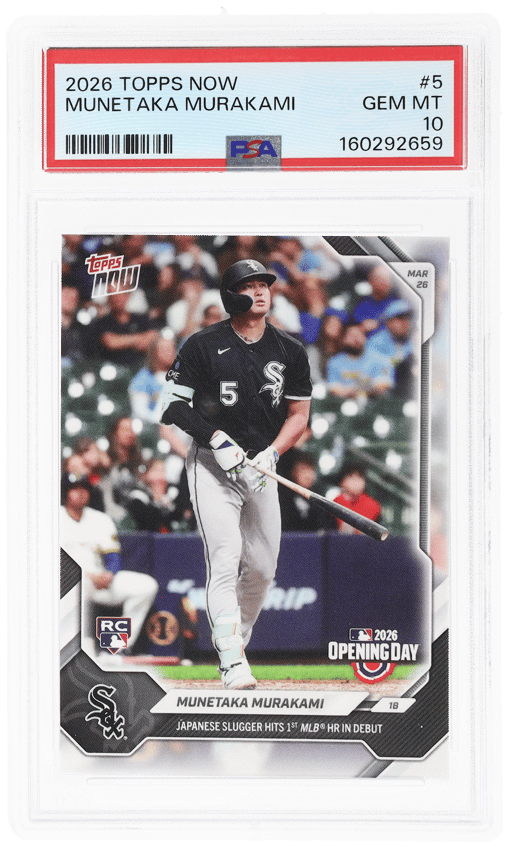 2026 Topps Now Munetaka Murakami #5 /9950 PSA 10