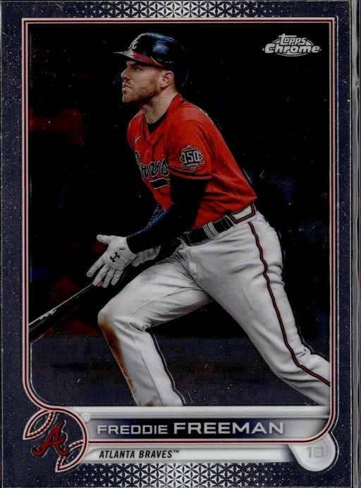 2022 Freddie Freeman #14 Topps Chrome