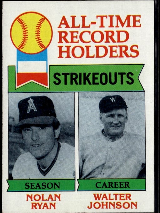 1979 Nolan Ryan #417 All-Time Record Holders