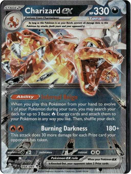 2024 Charizard ex #54 Paldean Fates
