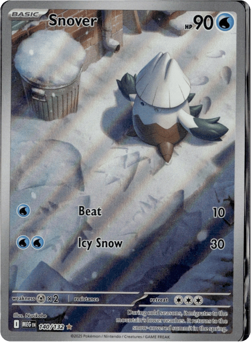 2025 Snover #140 Mega Evolution