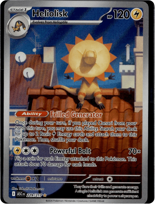 2026 Heliolisk #229 Ascended Heroes