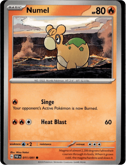 2024 Numel #11 Paldean Fates
