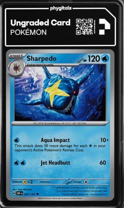 2023 Sharpedo Obsidian Flames #0