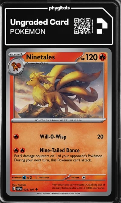 2023 Ninetales Obsidian Flames #