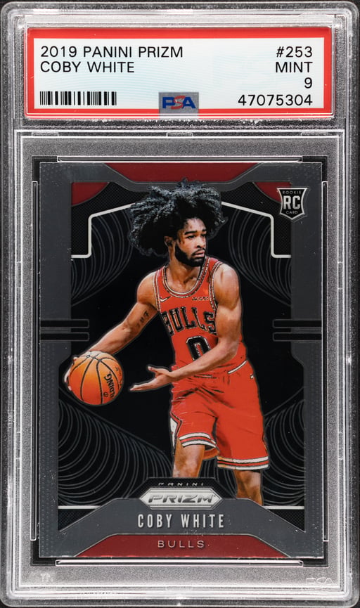 2019 Panini Prizm Coby White #253 PSA 9