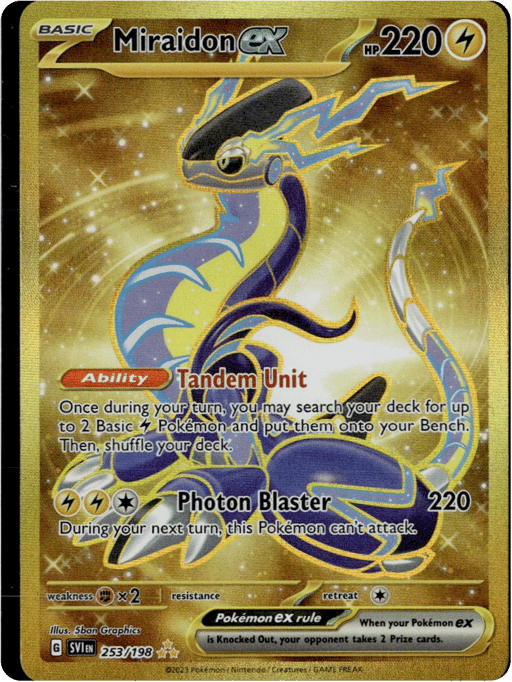 2023 Miraidon ex #253 Scarlet & Violet