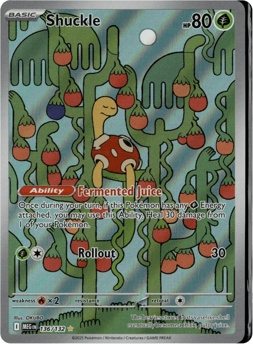 2025 Shuckle #136 Mega Evolution