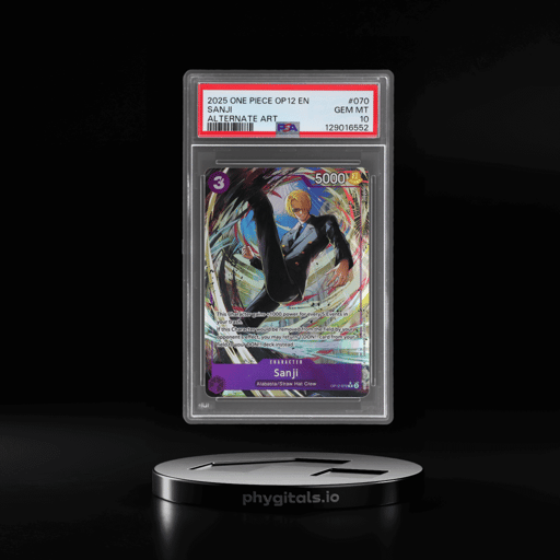 2025 One Piece Legacy of the Master Alternate Art Sanji #OP12070 PSA 10