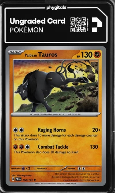 2023 Paldean Tauros Paldea Evolv