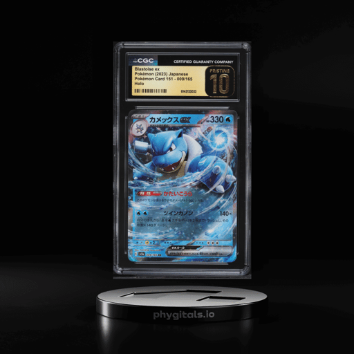 2023 Pokemon Japanese Scarlet & Violet 151 Holo Blastoise EX #9 CGC 10 PRISTINE