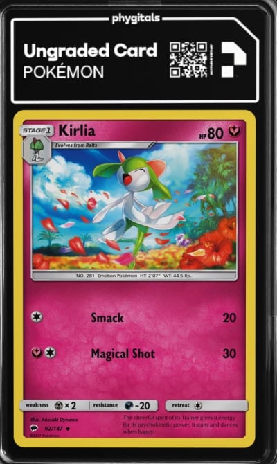 2017 Kirlia Burning Shadows #92
