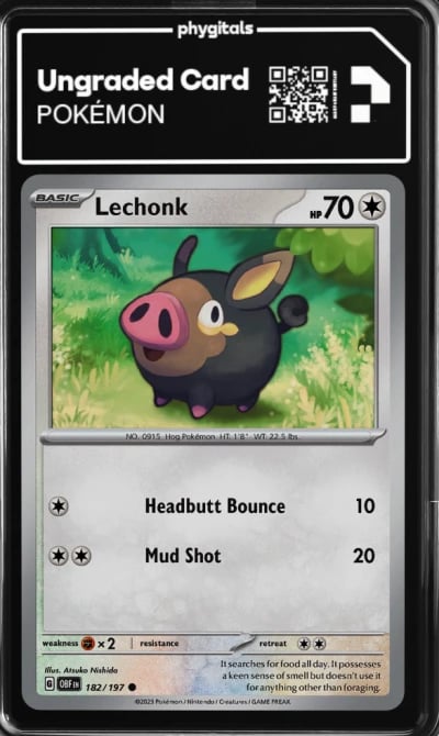 2023 Lechonk Obsidian Flames #18