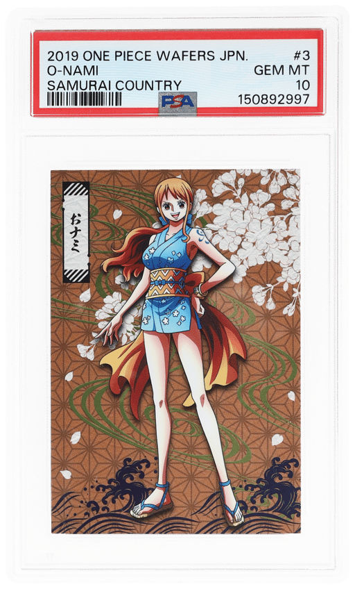 2019 One Piece Wafers Samurai Country O-Nami #3 PSA 10