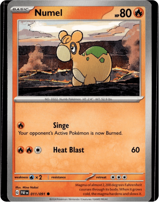 2024 Numel #11 Paldean Fates