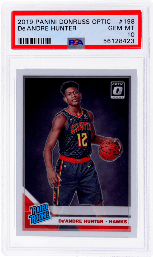 2019 Donruss Optic Rated Rookie De'Andre Hunter #198 PSA 10