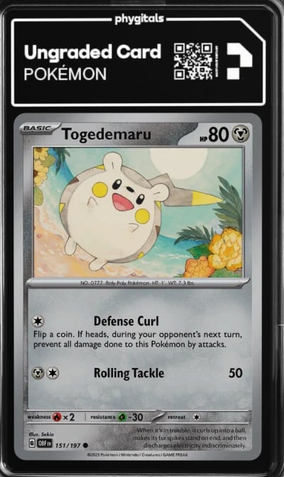 2023 Togedemaru Obsidian Flames 