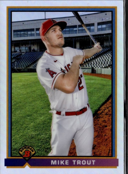 2021 Mike Trout #91B-MT Bowman