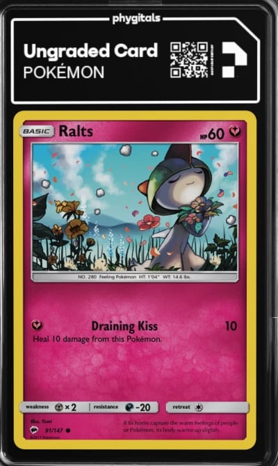 2017 Ralts Burning Shadows #91