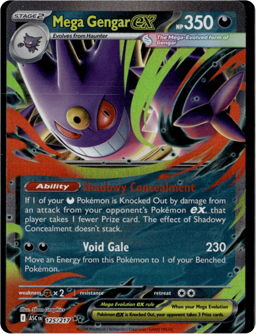 2026 Mega Gengar ex #125 Ascended Heroes