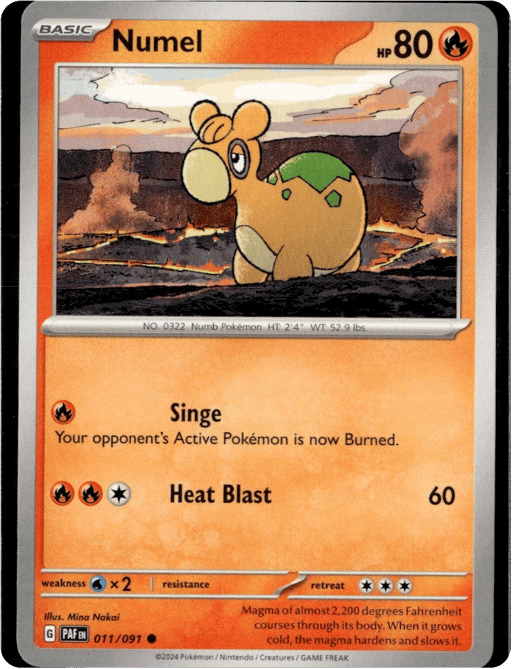 2024 Numel #11 Paldean Fates