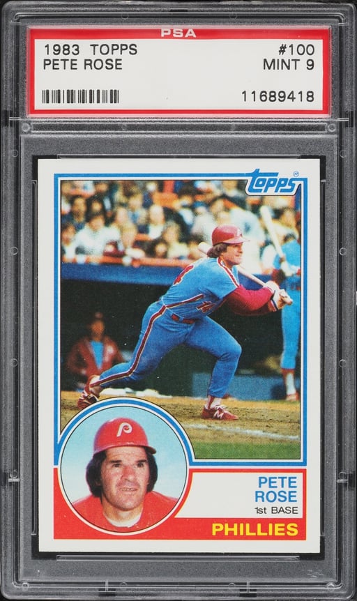 1983 Topps Pete Rose #100 PSA 9 MINT