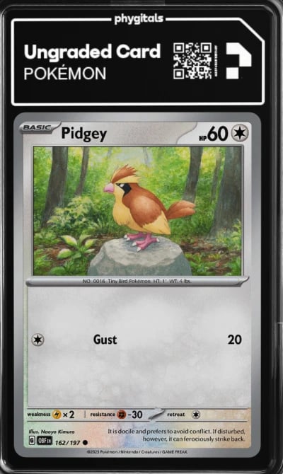 2023 Pidgey Obsidian Flames #162