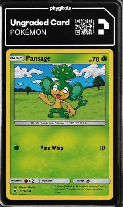2017 Pansage Burning Shadows #12