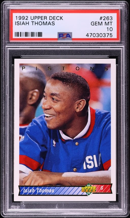 1992 Upper Deck Isiah Thomas #263 PSA 10 GEM MINT