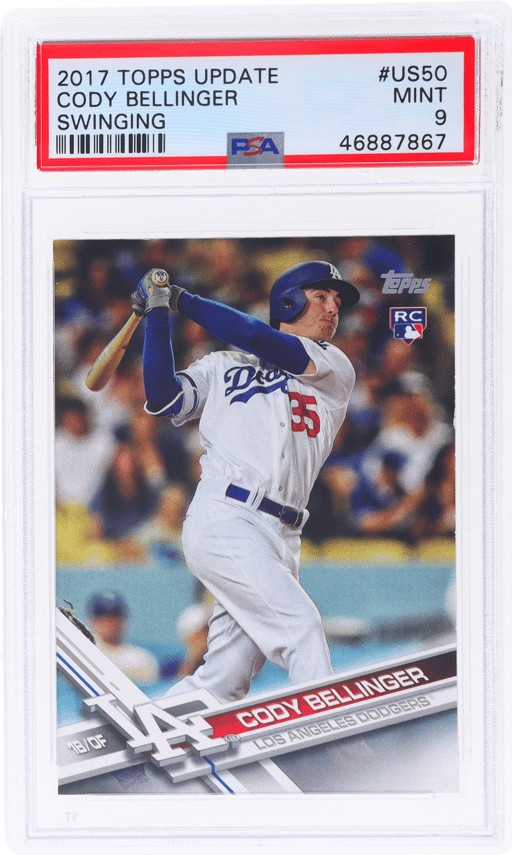 2017 Topps Update Swinging Cody Bellinger #US50A PSA 9